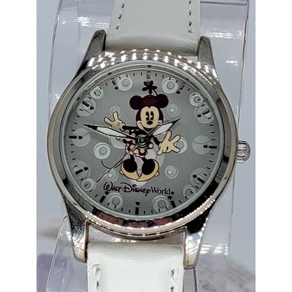 Rare Walt Disney World Minnie Mouse Watch - Pre-Production Sample with White